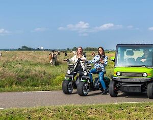 Bedrijfsuitje Volendam Marken met e-chopper